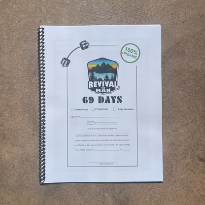 69 Day - Full Body, Mind, & Spirit Transformation - Hard Copy